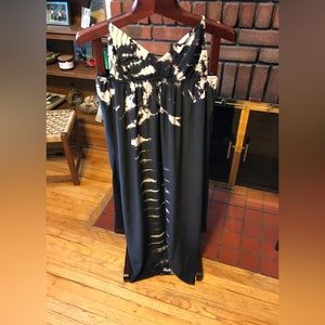 Beautiful 100%silk tie dye Gypsy 05 size S dress